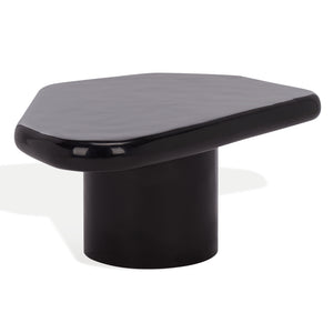 Safavieh Rhianna Concrete Coffee Table - Modern Elegance With Industrial Design For Stylish Living Spaces Black Cast Gfrc Concrete ,Metal Sfv2609b-2bx