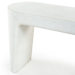 Safavieh TOLBERT Ivory Concrete Console Table - Modern Minimalist Design for Entryway & Living Spaces SFV2612A