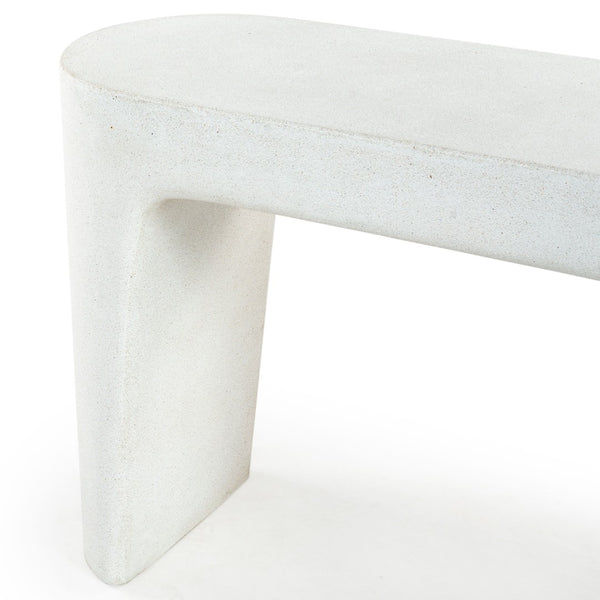 Safavieh TOLBERT Ivory Concrete Console Table - Modern Minimalist Design for Entryway & Living Spaces SFV2612A