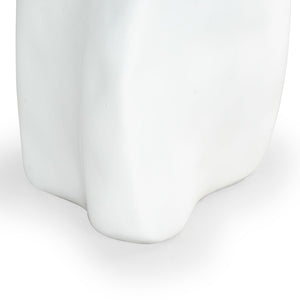 Safavieh WYNNONA Concrete Accent Table – Modern Minimalist Design with Industrial Flair for Any Space White SFV2613A