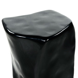 Safavieh WYNNONA Concrete Accent Table – Modern Minimalist Design with Industrial Flair for Any Space Black SFV2613B