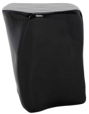 Safavieh WYNNONA Concrete Accent Table – Modern Minimalist Design with Industrial Flair for Any Space Black SFV2613B