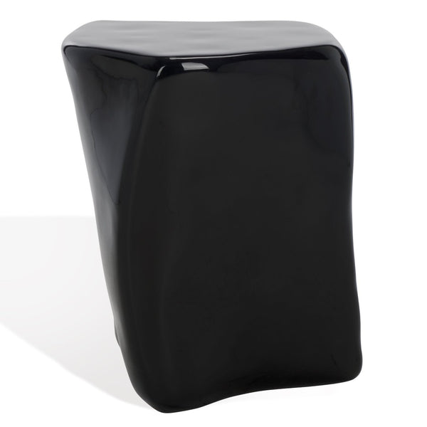 Safavieh WYNNONA Concrete Accent Table – Modern Minimalist Design with Industrial Flair for Any Space Black SFV2613B