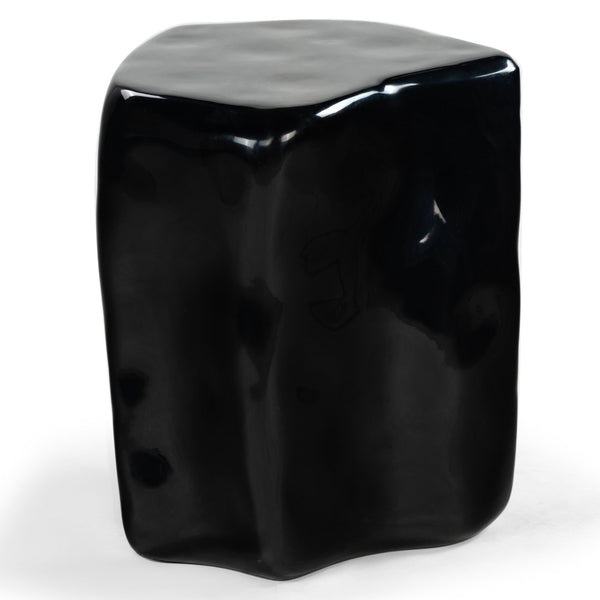 Safavieh WYNNONA Concrete Accent Table – Modern Minimalist Design with Industrial Flair for Any Space Black SFV2613B