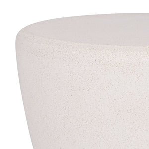 Safavieh GLYNDA Concrete Accent Table in Warm Ivory - Sculptural, Lightweight, Versatile Design for Any Space SFV2615A