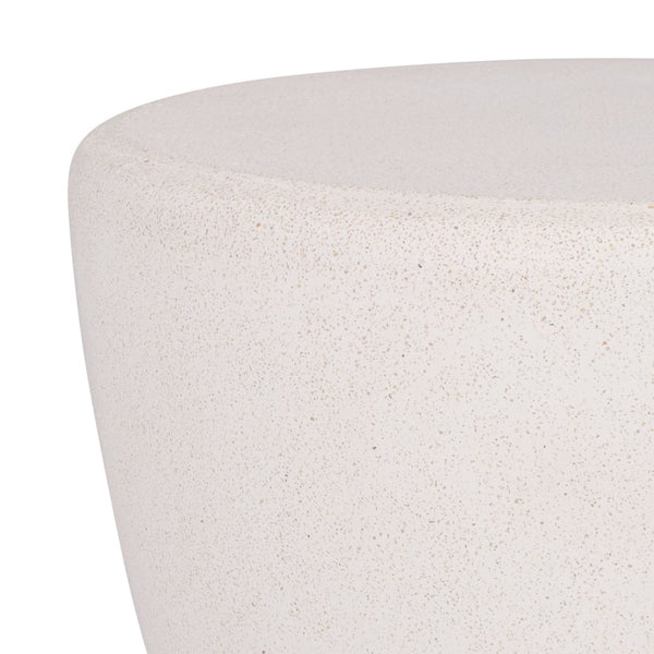 Safavieh GLYNDA Concrete Accent Table in Warm Ivory - Sculptural, Lightweight, Versatile Design for Any Space SFV2615A