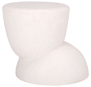 Safavieh GLYNDA Concrete Accent Table in Warm Ivory - Sculptural, Lightweight, Versatile Design for Any Space SFV2615A