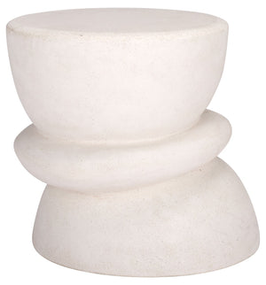 Safavieh HENRIETTA Concrete Accent Table in Ivory – Stylish Minimalist Design for Modern Living Spaces SFV2616A