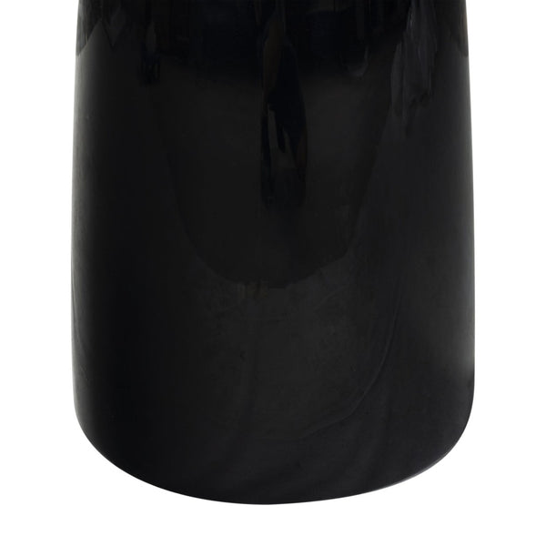 Safavieh STEPHAN Concrete High Gloss Finish Accent Table - Modern, Durable Design for Versatile Home Use Black SFV2617A