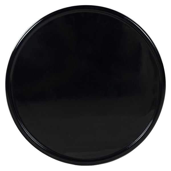 Safavieh STEPHAN Concrete High Gloss Finish Accent Table - Modern, Durable Design for Versatile Home Use Black SFV2617A