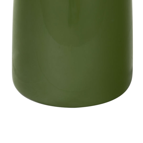 Safavieh STEPHAN Concrete High Gloss Finish Accent Table - Modern, Durable Design for Versatile Home Use Olive Green SFV2617B