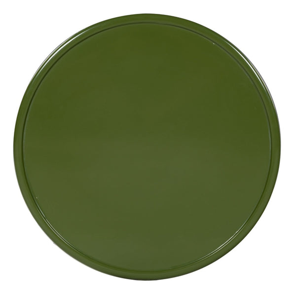 Safavieh STEPHAN Concrete High Gloss Finish Accent Table - Modern, Durable Design for Versatile Home Use Olive Green SFV2617B