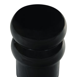 Safavieh Joyrosa Concrete High Gloss Finish Accent Table - Stylish Modern Design For Any Contemporary Space Black 100% Concrete Sfv2620a