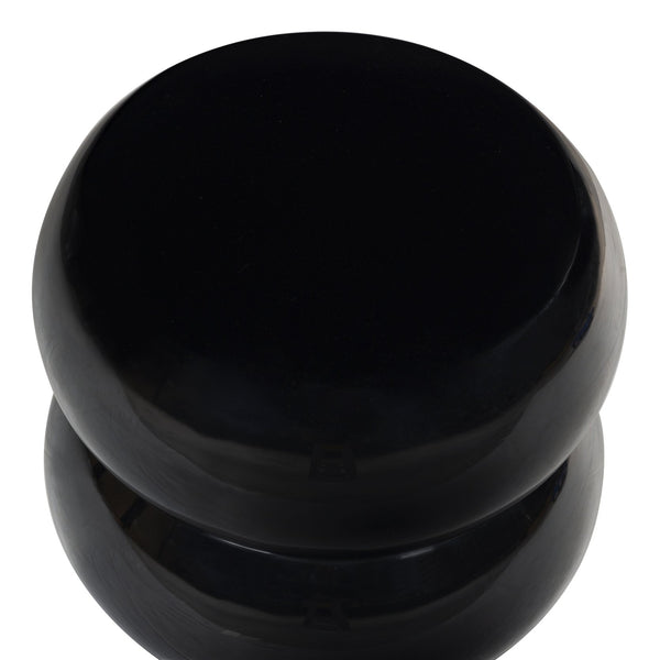 Safavieh Joyrosa Concrete High Gloss Finish Accent Table - Stylish Modern Design For Any Contemporary Space Black 100% Concrete Sfv2620a