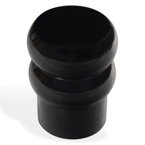 Safavieh Joyrosa Concrete High Gloss Finish Accent Table - Stylish Modern Design For Any Contemporary Space Black 100% Concrete Sfv2620a