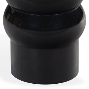 Safavieh Joyrosa Concrete High Gloss Finish Accent Table - Stylish Modern Design For Any Contemporary Space Black 100% Concrete Sfv2620a