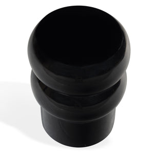 Safavieh Joyrosa Concrete High Gloss Finish Accent Table - Stylish Modern Design For Any Contemporary Space Black 100% Concrete Sfv2620a