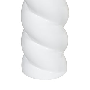 Safavieh Noelly Concrete High Gloss Finish Accent Table - Modern Design For Stunning Living Room Style White 100% Concrete Sfv2621b