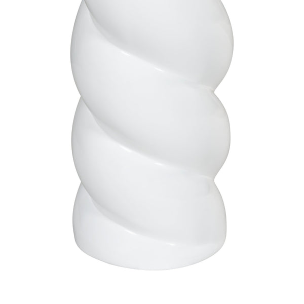 Safavieh Noelly Concrete High Gloss Finish Accent Table - Modern Design For Stunning Living Room Style White 100% Concrete Sfv2621b