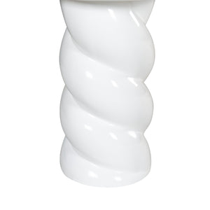 Safavieh Noelly Concrete High Gloss Finish Accent Table - Modern Design For Stunning Living Room Style White 100% Concrete Sfv2621b