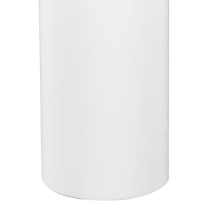 Safavieh Lollita Round Concrete Accent Table With High Gloss Finish - Modern Minimalist Design For Any Space White 100% Concrete Sfv2622b