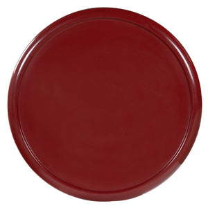 Safavieh Lollita Round Concrete Accent Table With High Gloss Finish - Modern Minimalist Design For Any Space Red 100% Concrete Sfv2622c