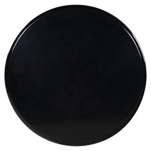 Safavieh Lollita Round Concrete Coffee Table With High Gloss Finish - Modern Elegance For Your Living Space Black Cast Gfrc Concrete ,High Gloss Finish Sfv2623a-2bx