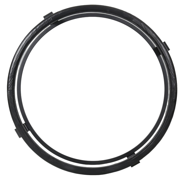 Safavieh Tyrese Metal And Glass Round Coffee Table - Stylish Black Frame, Clear Top, And Wooden Shelf Decor Black ,Clear 20% Metal,41% Glass,39% Wood Sfv3005a