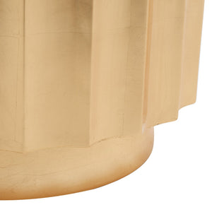 Safavieh ELODIE Gold Side Table with Marble Top – Chic Modern Accent for Living Rooms & Bedrooms Decor SFV3540A