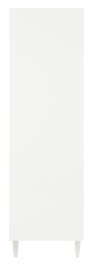 Safavieh Arcelia Acrylic Eglomise Cabinet White Antique Mirror ,Lucite ,Brass, Antique Mirror ,Lucite ,Brass Sfv3544A