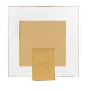 Safavieh MARS Chic Acrylic Drink Table - Clear Top & Gold Frame - Modern Minimalist Accent for Any Space SFV3563A