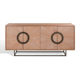 Safavieh Iggy Modern Sideboard XII23 Oak / Brass Wood / Metal SFV3586A