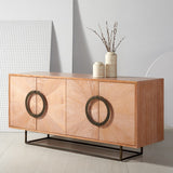 Safavieh Iggy Modern Sideboard XII23 Oak / Brass Wood / Metal SFV3586A