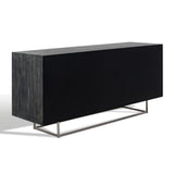 Safavieh Iggy Modern Sideboard XII23 Black Cerused Oak / Nickel Wood / Metal SFV3586B