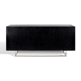 Safavieh Iggy Modern Sideboard XII23 Black Cerused Oak / Nickel Wood / Metal SFV3586B