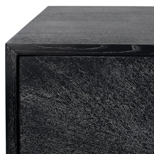 Safavieh Iggy Modern Sideboard XII23 Black Cerused Oak / Nickel Wood / Metal SFV3586B