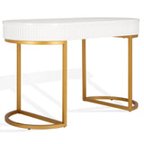 Safavieh Estella Modern Desk White / Gold Wood / Metal SFV3587A-2BX