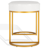 Safavieh Estella Modern Desk White / Gold Wood / Metal SFV3587A-2BX