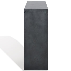 Safavieh KATELYNN Burled Mappa Console Table - Elegant Modern Design with Striking Arch for Stylish Display Grey SFV3590B
