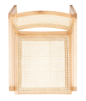 Safavieh PERTH RATTAN ROCKING CHAIR - Stylish Accent Piece for Modern Living Rooms and Relaxing Reading Nooks Natural SFV4103B