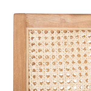 Safavieh MALIK RATTAN DINING CHAIR - Stylish Comfort with Handwoven Accents for Modern Dining Spaces Natural SFV4105B