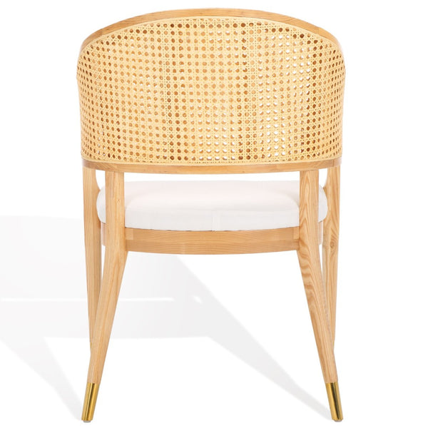 Safavieh ROGUE RATTAN DINING CHAIR - Elevate Your Space with Contemporary Style and Timeless Comfort Design Natural SFV4106B