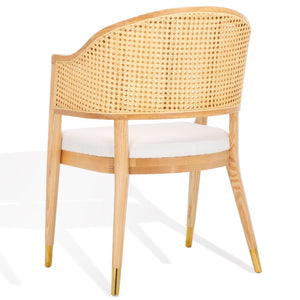 Safavieh ROGUE RATTAN DINING CHAIR - Elevate Your Space with Contemporary Style and Timeless Comfort Design Natural SFV4106B