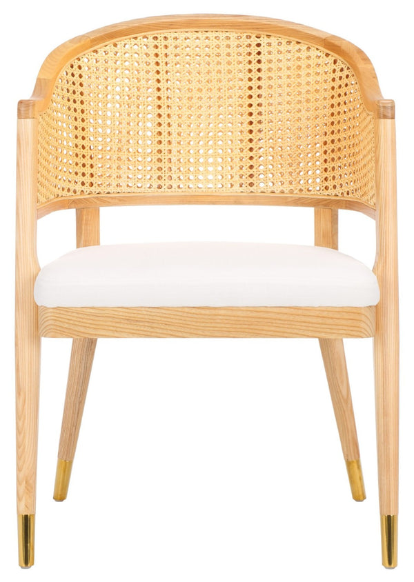 Safavieh ROGUE RATTAN DINING CHAIR - Elevate Your Space with Contemporary Style and Timeless Comfort Design Natural SFV4106B