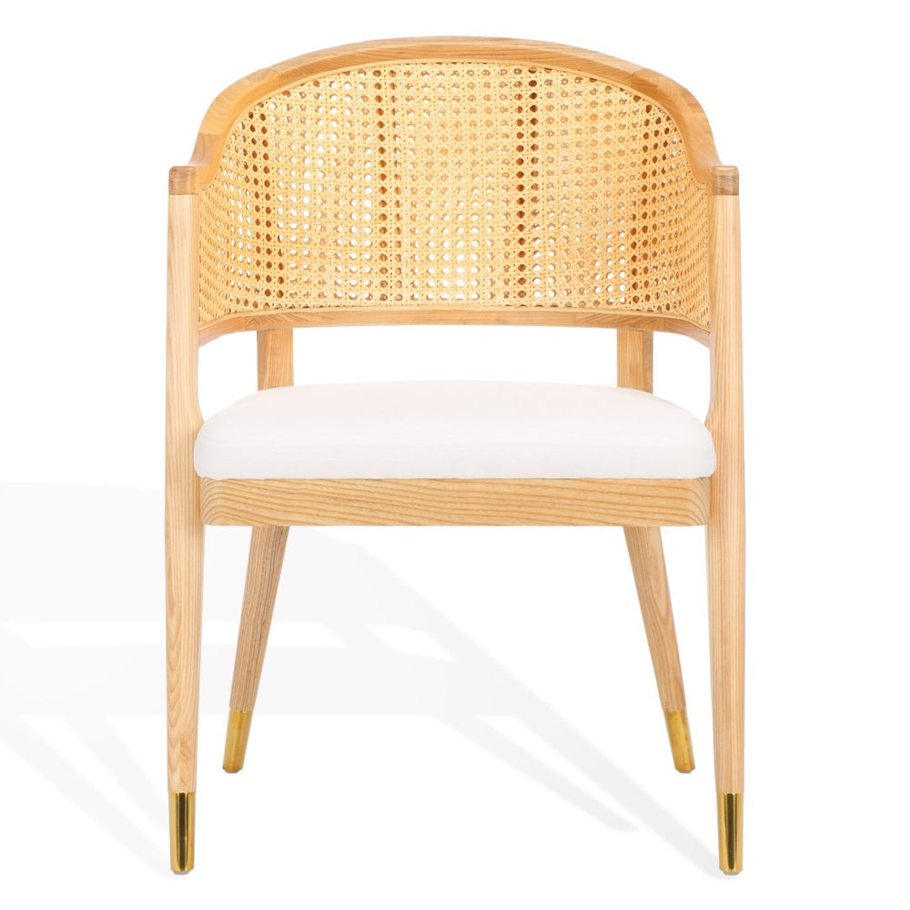 Safavieh ROGUE RATTAN DINING CHAIR - Elevate Your Space with Contemporary Style and Timeless Comfort Design Natural SFV4106B