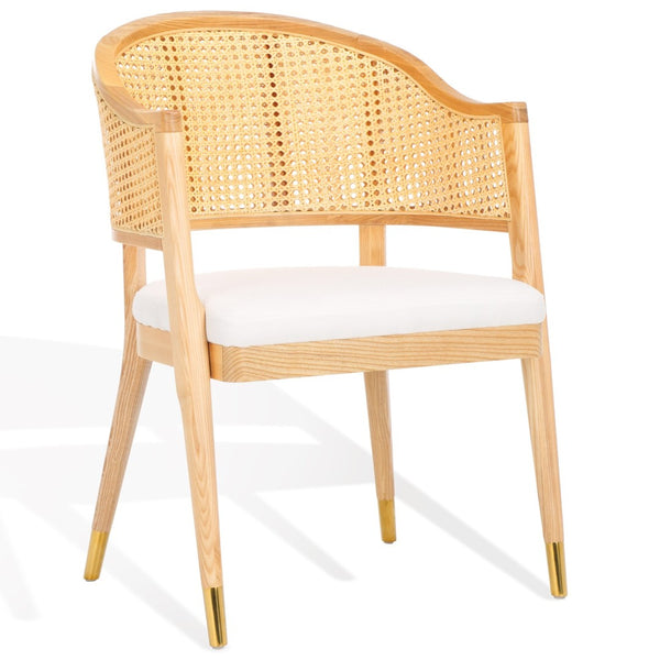 Safavieh ROGUE RATTAN DINING CHAIR - Elevate Your Space with Contemporary Style and Timeless Comfort Design Natural SFV4106B