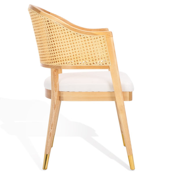 Safavieh ROGUE RATTAN DINING CHAIR - Elevate Your Space with Contemporary Style and Timeless Comfort Design Natural SFV4106B