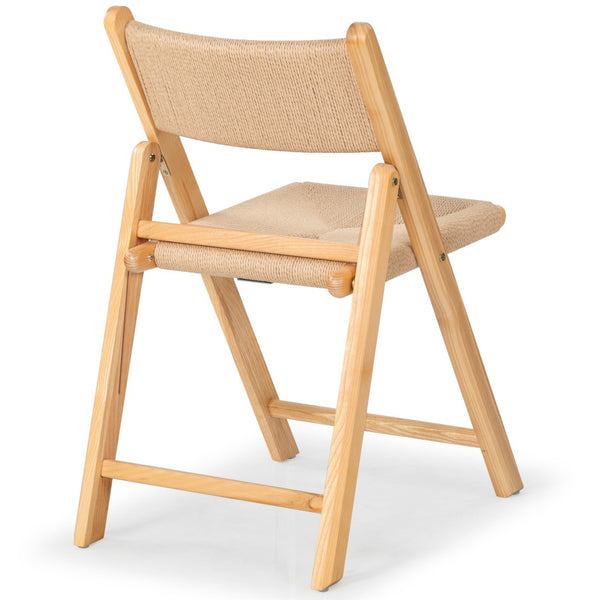 Safavieh Shaylie Paper Cord Folding Dining Chair Natural SFV4118B-SET2
