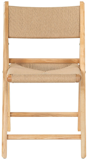 Safavieh Shaylie Paper Cord Folding Dining Chair Natural SFV4118B-SET2