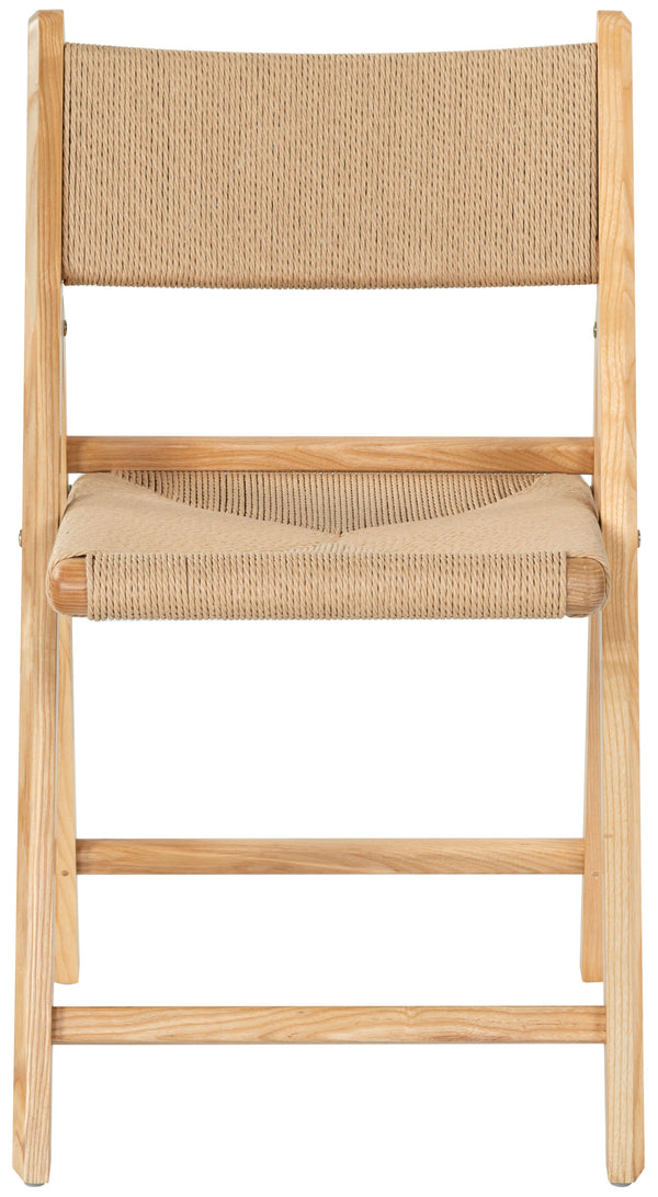 Safavieh Shaylie Paper Cord Folding Dining Chair Natural SFV4118B-SET2